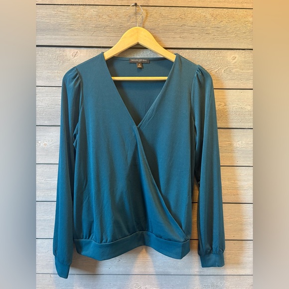 Banana Republic Tops - Banana Republic Faux Wrap Blouse